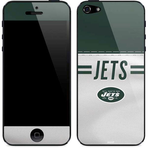 NFL New York Jets White Striped iPhone 5/5s/5SE Skin