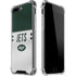 NFL New York Jets White Striped iPhone 7/8 Plus Clear Case