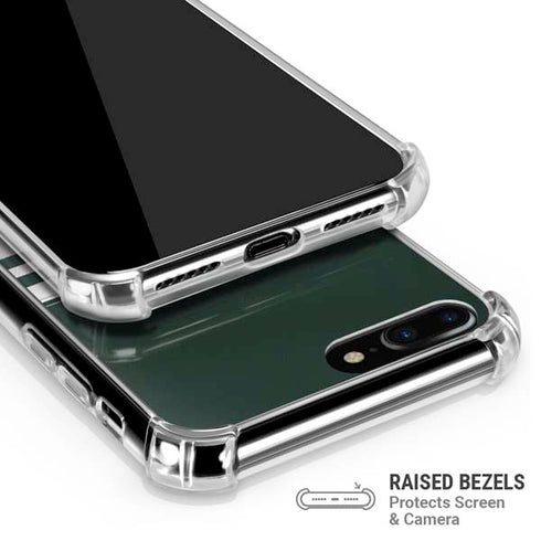 NFL New York Jets White Striped iPhone 7/8 Plus Clear Case