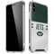 NFL New York Jets White Striped iPhone X/XS Clear Case