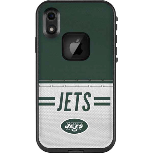 NFL New York Jets White Striped LifeProof Fre iPhone Skin