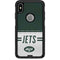NFL New York Jets White Striped Otterbox Commuter iPhone Skin