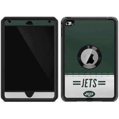 NFL New York Jets White Striped Otterbox Defender iPad Skin