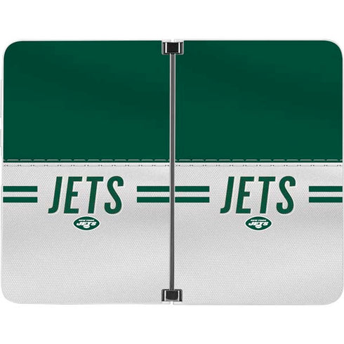 NFL New York Jets White Striped Surface Duo Skin
