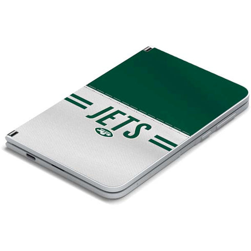 NFL New York Jets White Striped Surface Duo Skin