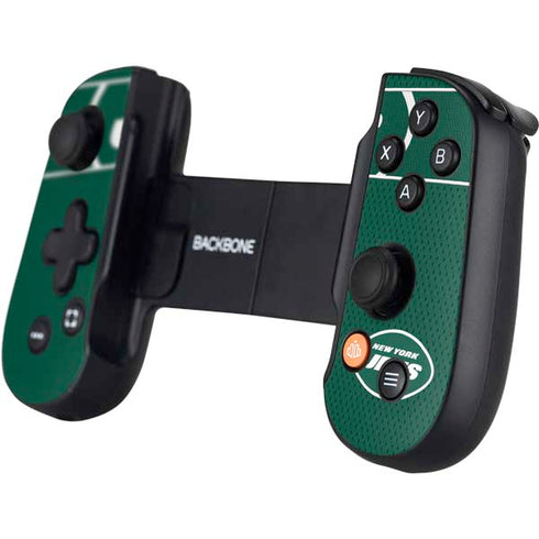 NFL New York Jets Zone Block Backbone One for iPhone Game Controller Skin