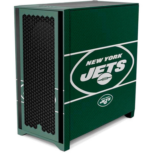 NFL New York Jets Zone Block Corsair 4000D Tempered Glass Mid-Tower ATX Case Skin
