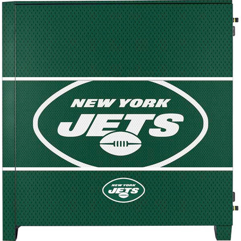 NFL New York Jets Zone Block Corsair 4000D Tempered Glass Mid-Tower ATX Case Skin