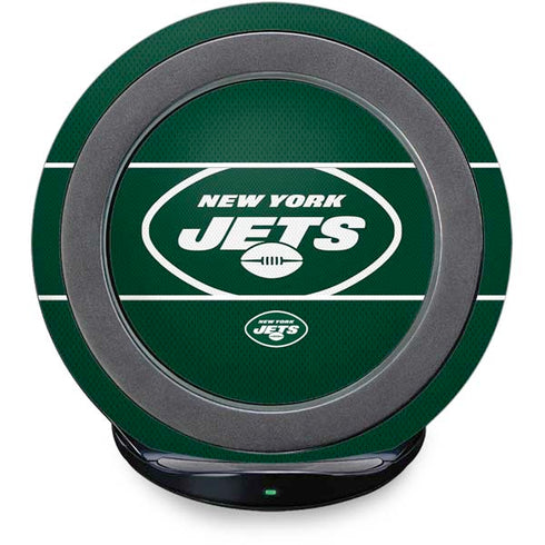 NFL New York Jets Zone Block Fast Charge Wireless Charging Stand Skin