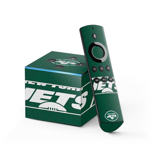 NFL New York Jets Zone Block Fire TV Cube Skin