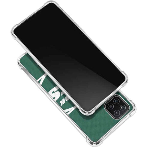 NFL New York Jets Zone Block Galaxy A12 Clear Case