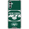 NFL New York Jets Zone Block Galaxy A13 5G Clear Case