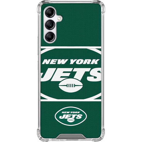 NFL New York Jets Zone Block Galaxy A15 5G Clear Case