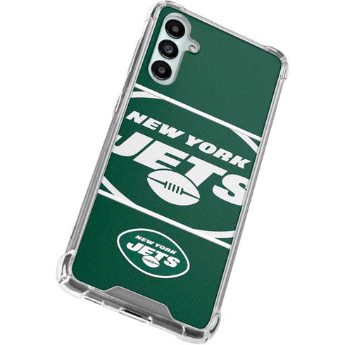 NFL New York Jets Zone Block Galaxy A15 5G Clear Case