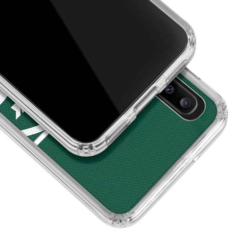 NFL New York Jets Zone Block Galaxy A30 Clear Case