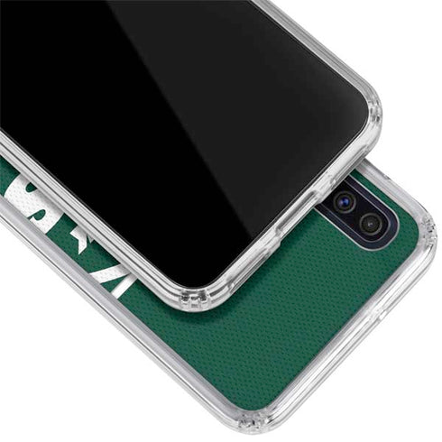 NFL New York Jets Zone Block Galaxy A50 Clear Case