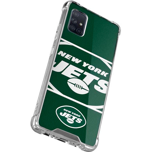 NFL New York Jets Zone Block Galaxy A51 5G Clear Case