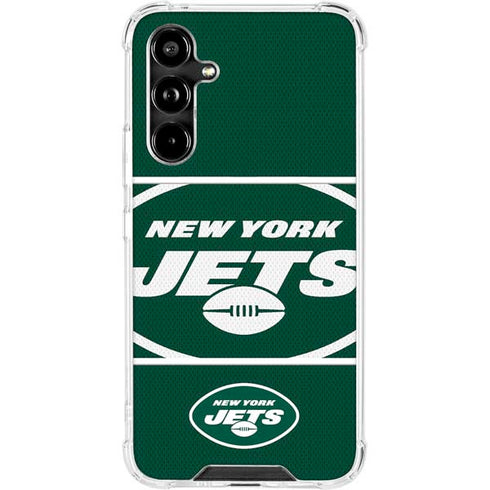 NFL New York Jets Zone Block Galaxy A54 5G Clear Case