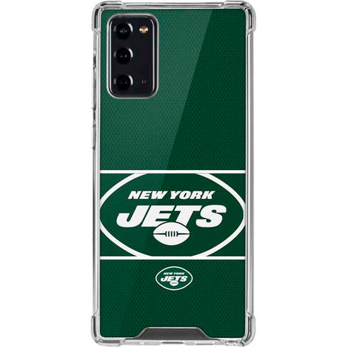NFL New York Jets Zone Block Galaxy Note20 5G Clear Case