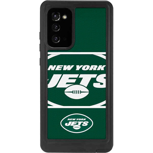 NFL New York Jets Zone Block Galaxy Note20 5G Waterproof Case