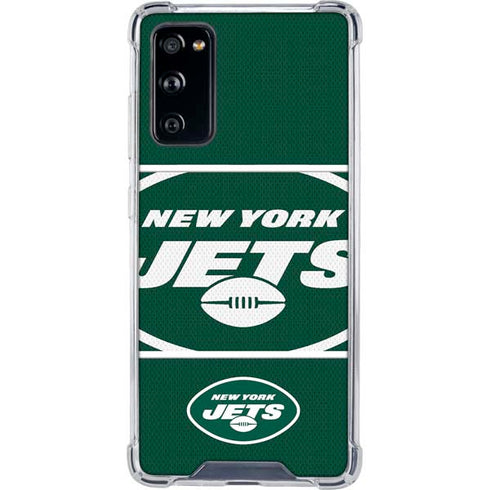 NFL New York Jets Zone Block Galaxy S20 FE Clear Case
