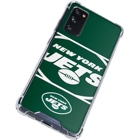 NFL New York Jets Zone Block Galaxy S20 FE Clear Case
