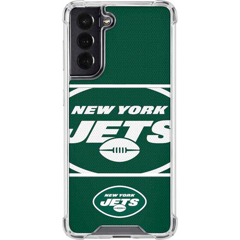 NFL New York Jets Zone Block Galaxy S22 Clear Case