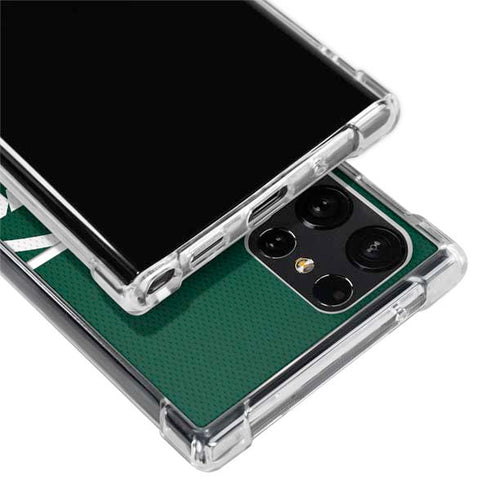NFL New York Jets Zone Block Galaxy S22 Ultra Clear Case