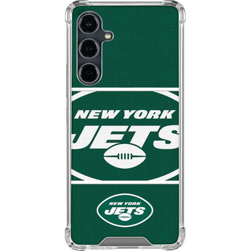 NFL New York Jets Zone Block Galaxy S23 FE Clear Case