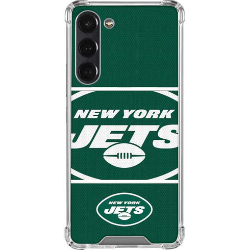 NFL New York Jets Zone Block Galaxy S23 Plus Clear Case