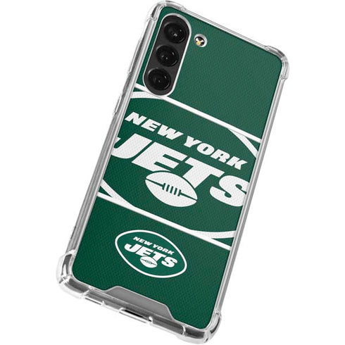 NFL New York Jets Zone Block Galaxy S23 Plus Clear Case