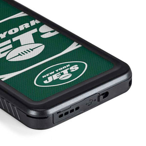 NFL New York Jets Zone Block Galaxy S23 Plus Waterproof Case