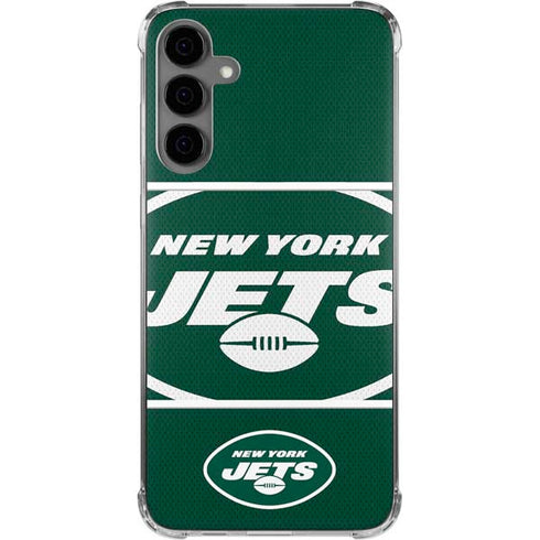 NFL New York Jets Zone Block Galaxy S24 Plus Clear Case