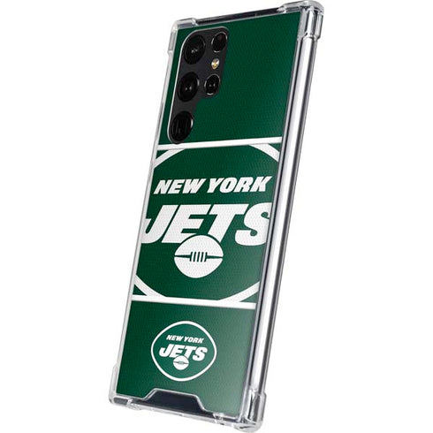 NFL New York Jets Zone Block Galaxy S24 Ultra Clear Case