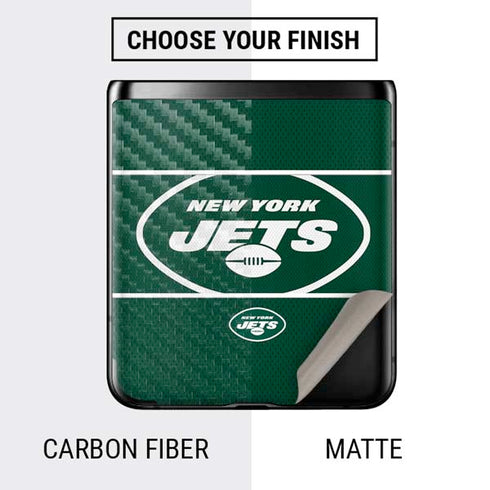 NFL New York Jets Zone Block Galaxy Z Flip Skin