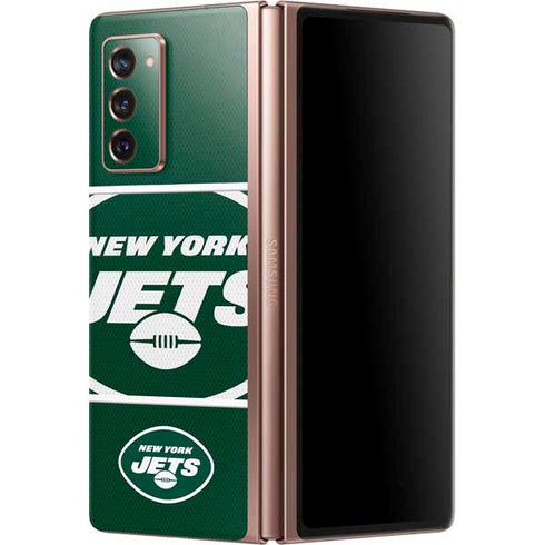 NFL New York Jets Zone Block Galaxy Z Fold2 5G Skin