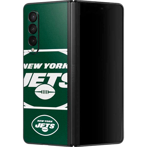 NFL New York Jets Zone Block Galaxy Z Fold3 5G Skin