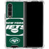 NFL New York Jets Zone Block Galaxy Z Fold4 5G Clear Case