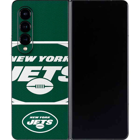 NFL New York Jets Zone Block Galaxy Z Fold4 5G Skin