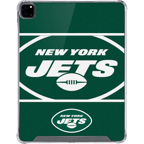 NFL New York Jets Zone Block iPad Pro 12.9in (2020) Clear Case