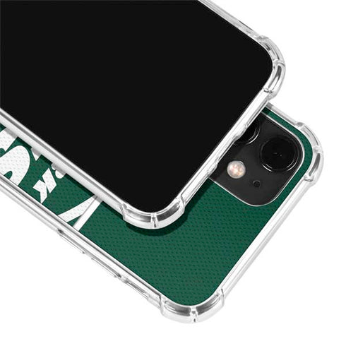 NFL New York Jets Zone Block iPhone 12 Clear Case