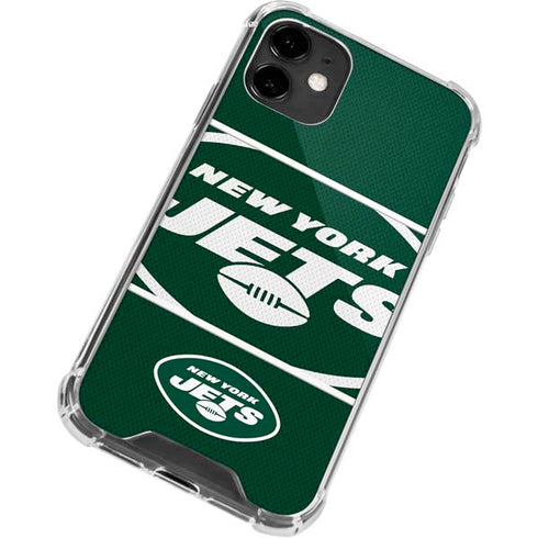 NFL New York Jets Zone Block iPhone 12 Mini Clear Case