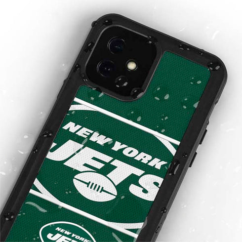 NFL New York Jets Zone Block iPhone 12 Mini Waterproof Case