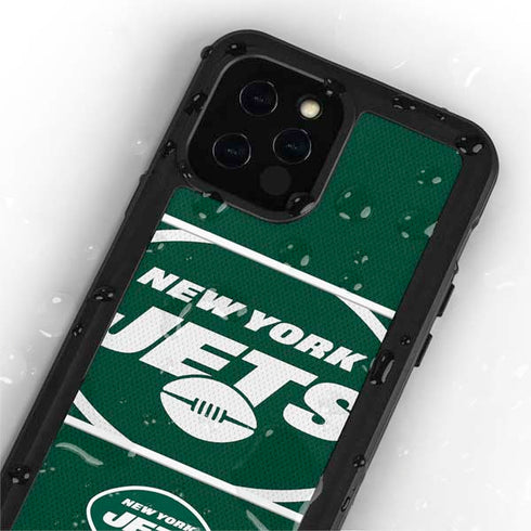 NFL New York Jets Zone Block iPhone 12 Pro Max Waterproof Case