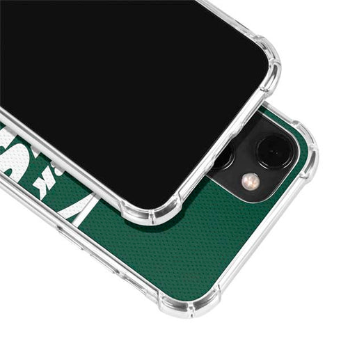 NFL New York Jets Zone Block iPhone 13 Clear Case