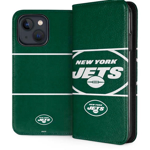 NFL New York Jets Zone Block iPhone 13 Folio Case