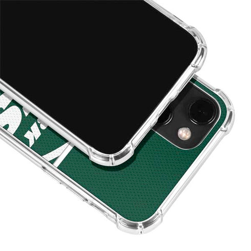 NFL New York Jets Zone Block iPhone 13 Mini Clear Case