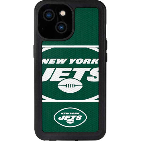 NFL New York Jets Zone Block iPhone 13 Mini Waterproof Case