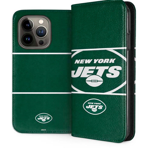 NFL New York Jets Zone Block iPhone 13 Pro Folio Case