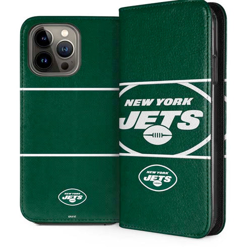 NFL New York Jets Zone Block iPhone 13 Pro Max Folio Case